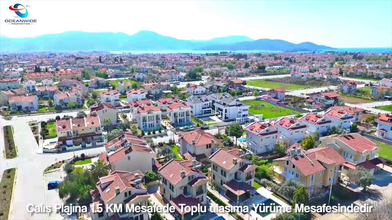 Fethiye Çalış Foça'da 4+1 Müstakil Alan Havuzlu Süper Lüx Villa