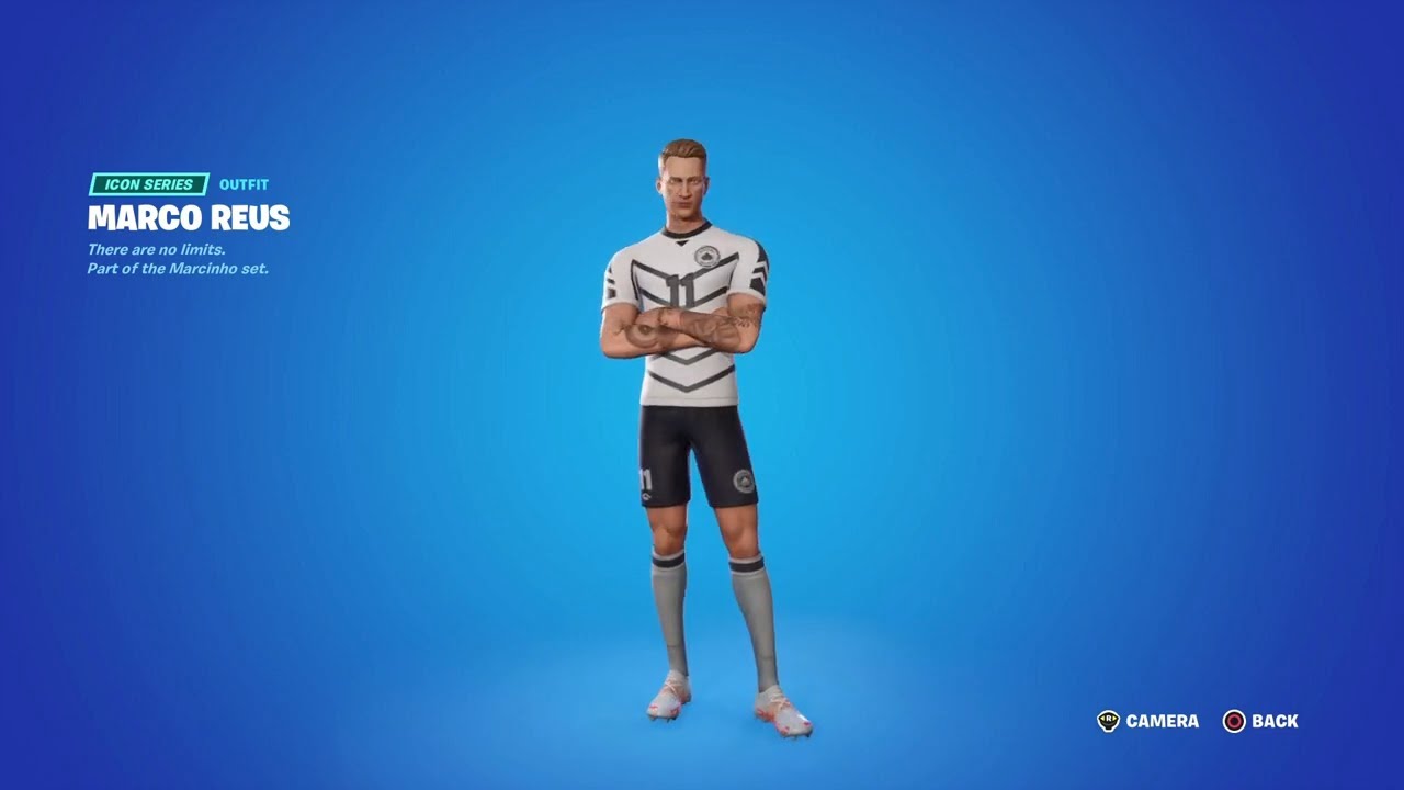 Fortnite Marco Reus Skin Preview !!! 😱