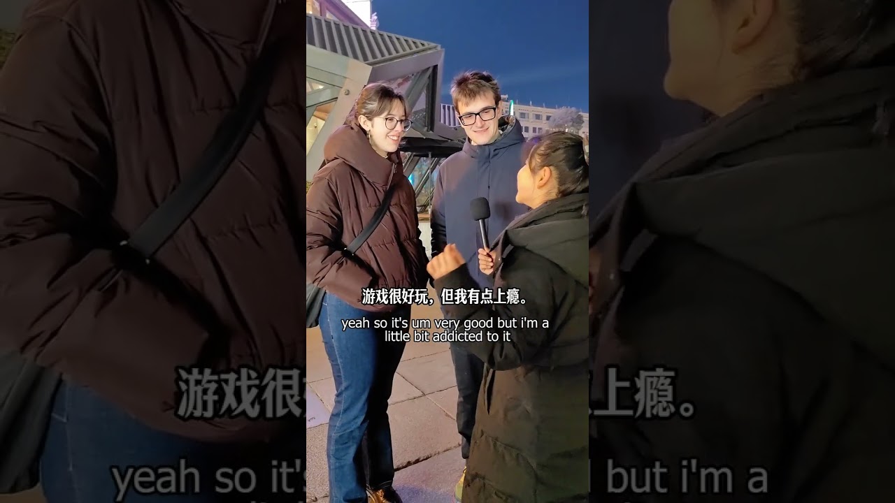 A random street interview with a student from Italy. 