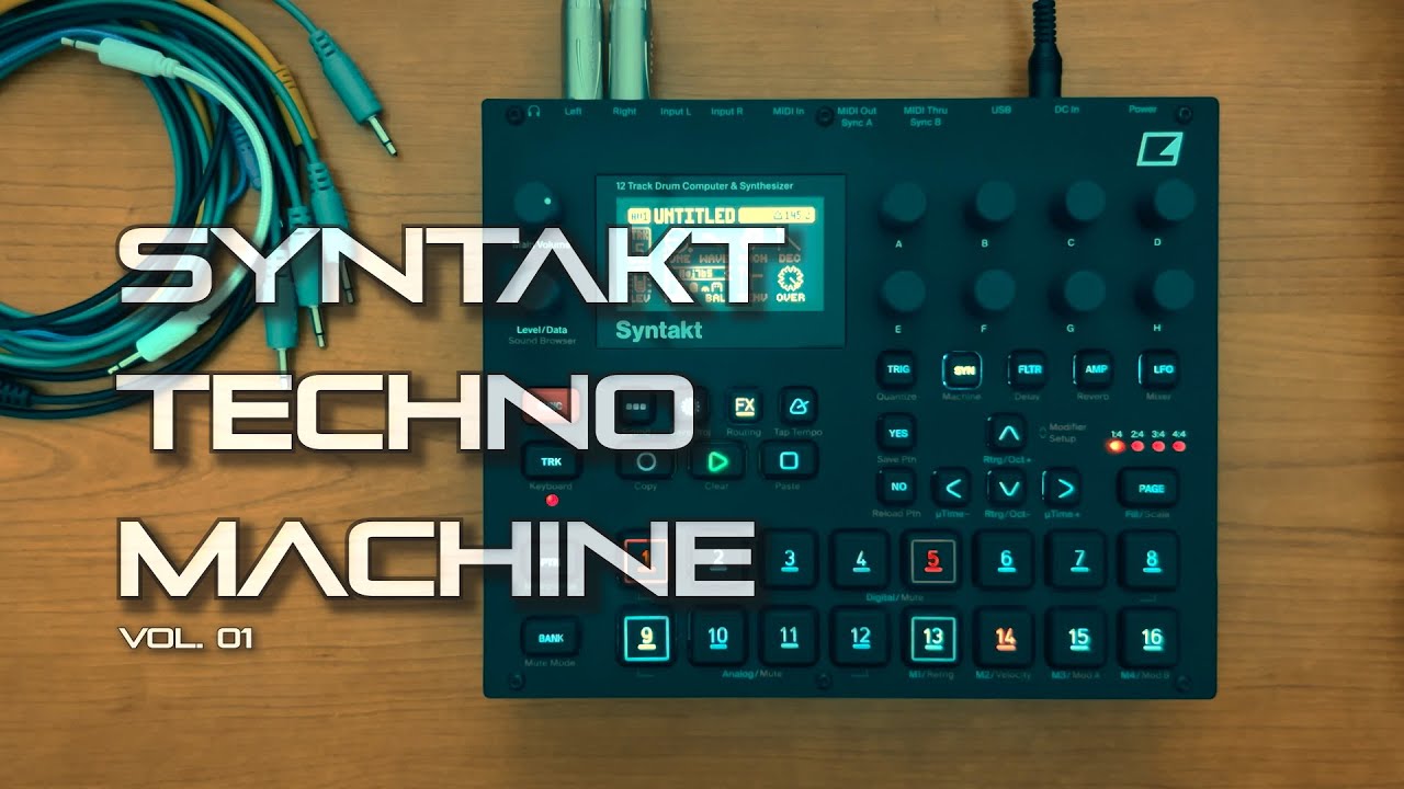 Syntakt Techno Live Set | Techno Machine 01