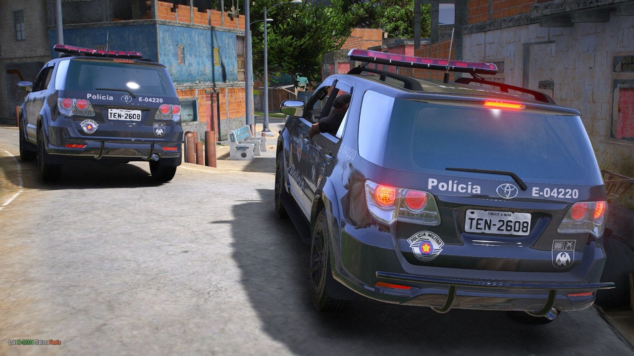 N&Atilde;O AGUENTOU A PRESS&Atilde;O DO BAEP E ENTREGOU O 01 DA FAVELA | PMESP - POLICIA NO GTA 5