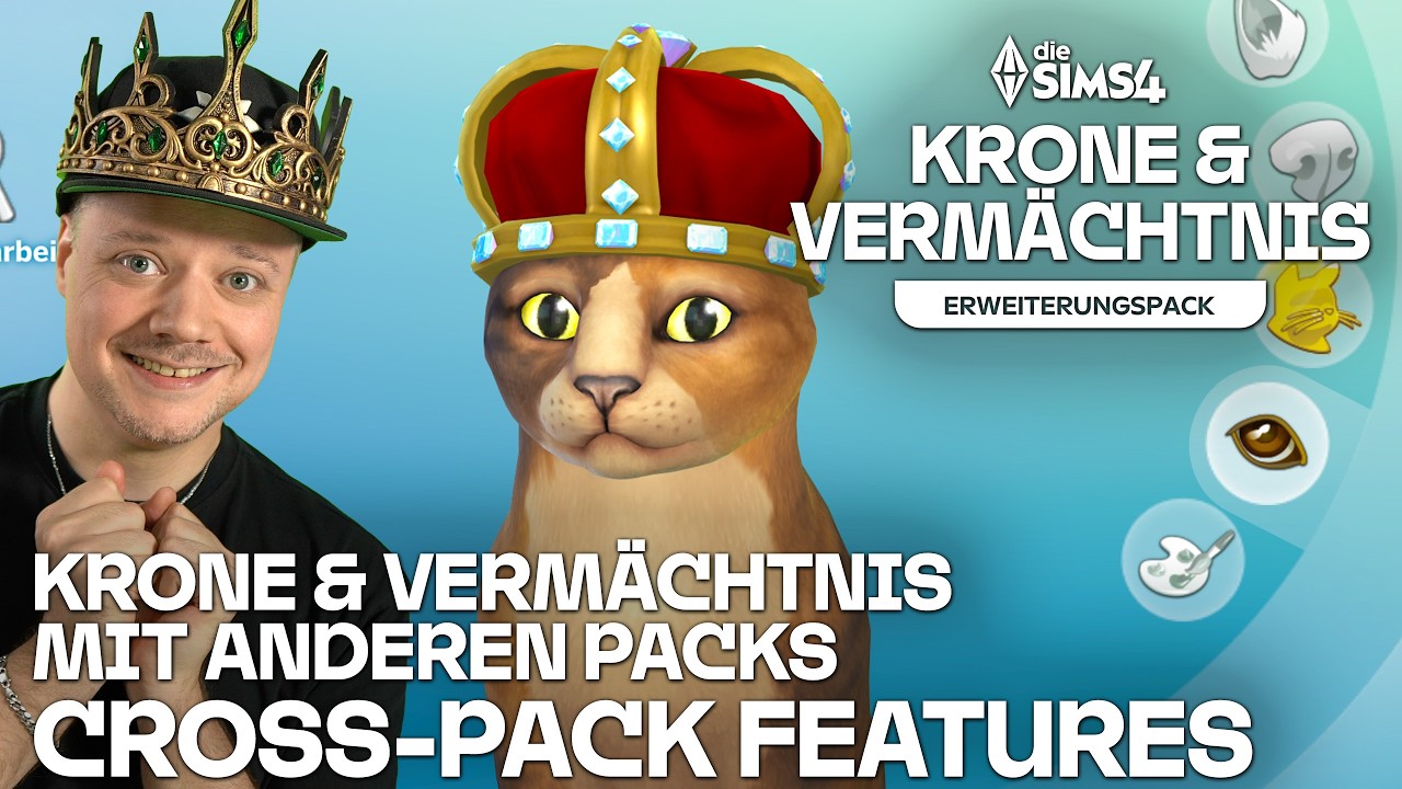 Wetter, Tiere, Stars, Kreaturen-Könige... 👑 Die Sims 4 KRONE & VERMÄCHTNIS mit anderen Packs 👀 🔴