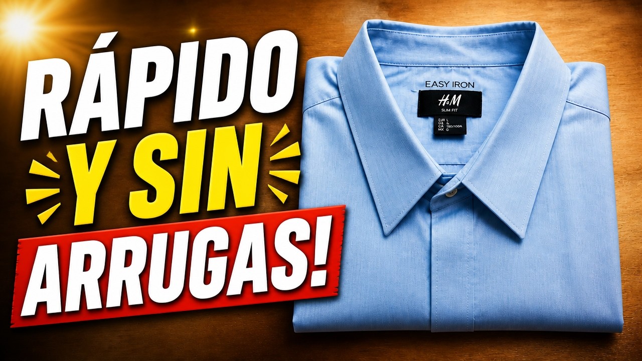 Como DOBLAR una CAMISA RAPIDO y PERFECTA
