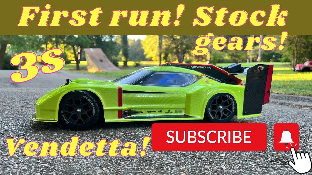 Arrma Venndetta Stock Run out of Box! #rc #rccar #speedrun #fast #arrma
