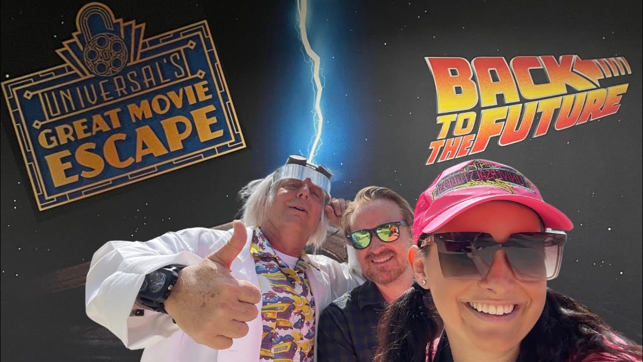 Great Movie Escape Room at Universal (Orlando) | Back to the Future | Aventura’s Bar 17 Food Review