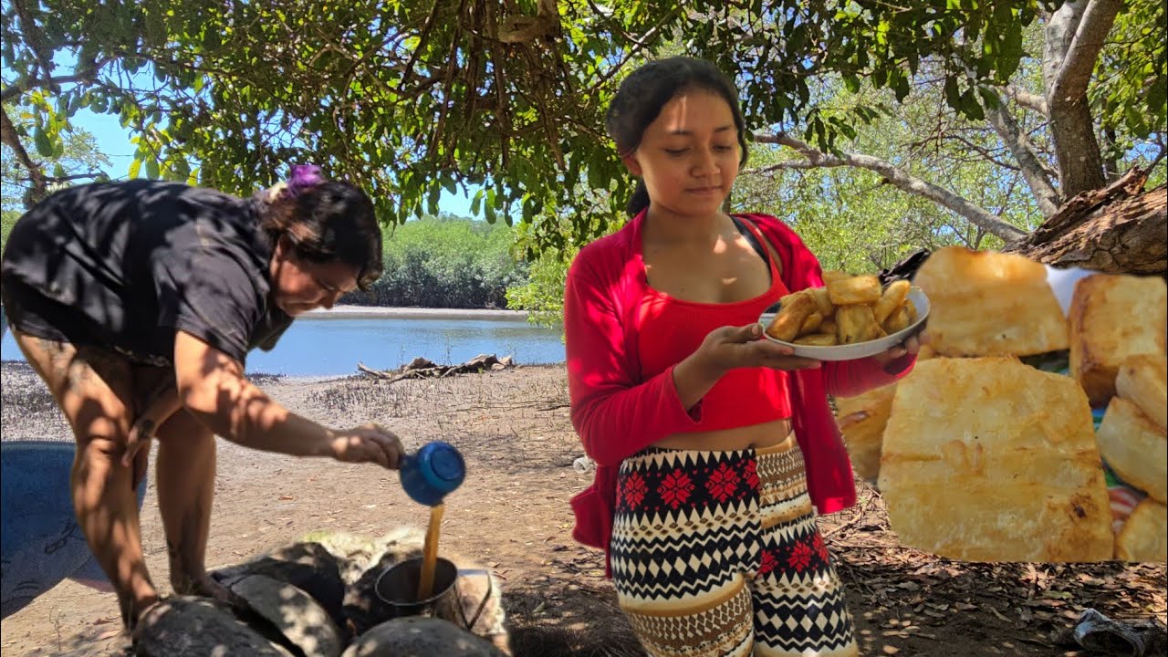 🛑 vean la delicia 😋 que preparan las chicas en la playa 🏖️(:aventuras intipuqueñas 503:)