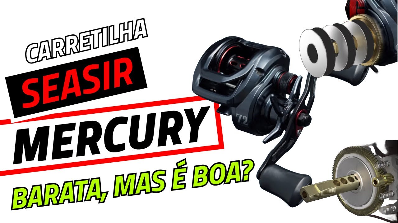 Carretilha SEASIR MERCURY - Review Completo com mecânica