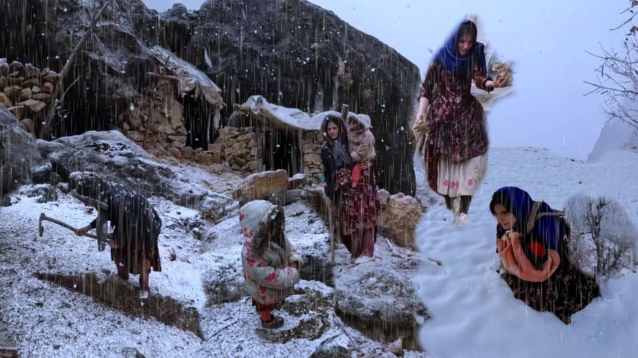 zandegi sokht mozhgan: bagha dar barf ve baran shodid ghar!🌨🕊😔