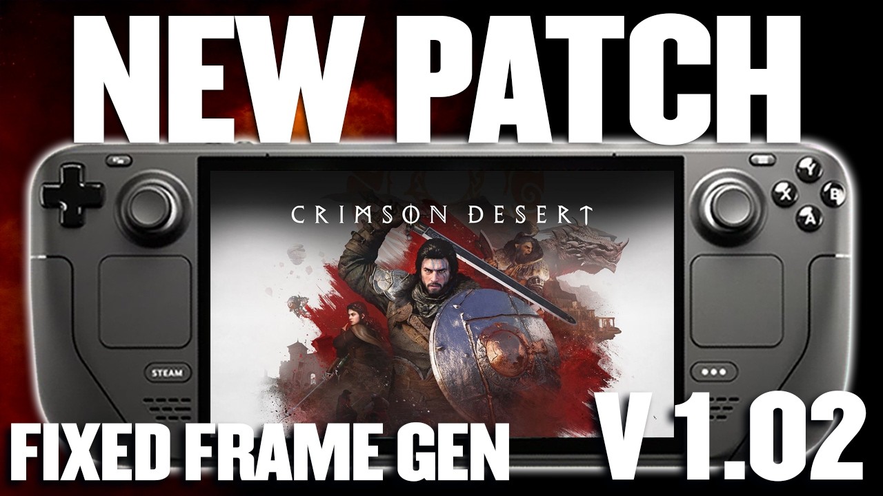 Crimson Desert otrzymało NOWĄ łatkę 1.02.00, kt&oacute;ra NAPRAWIA generowanie klatek na konsoli Steam!