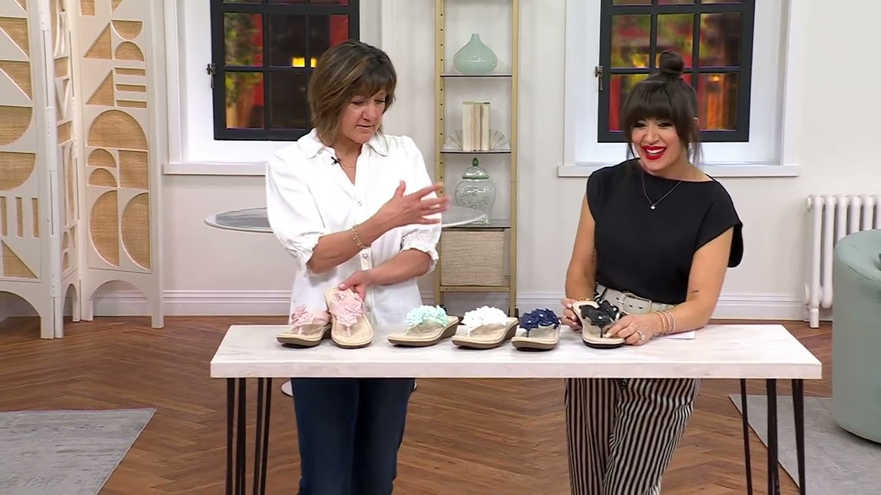 Cliffs by White Mountain Comfort Wedge Thong Sandals - Content on QVC
