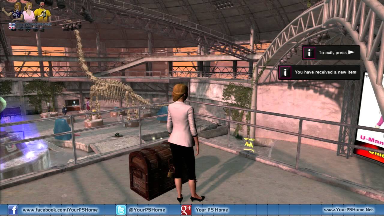 PlayStation Home Public Space - Granzella Plaza in Twilight