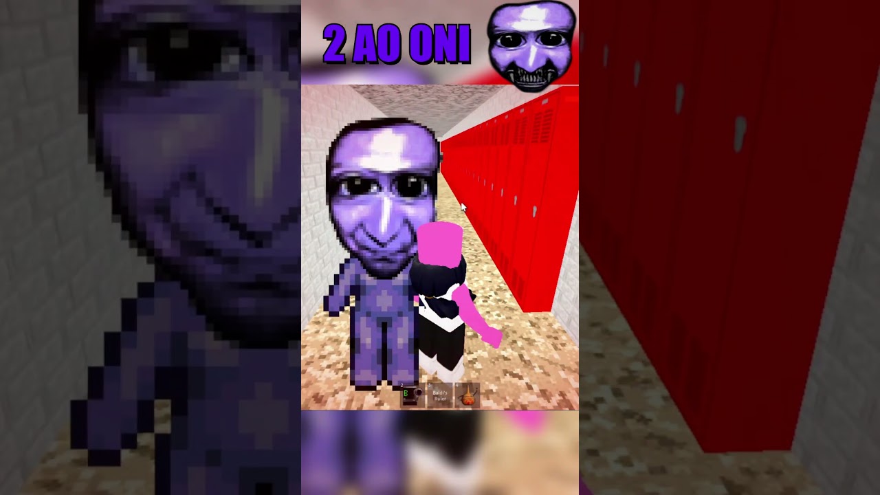 AO ONI PLAYERS IN BALDI'S BASICS #roblox #baldisbasicsplus #tips #aooni