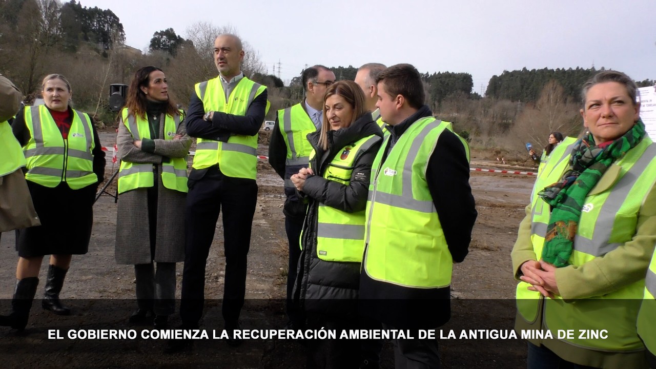 El Gobierno comienza la recuperación ambiental de la antigua mina de zinc
