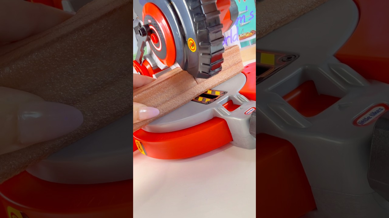Little Tikes Creative Construction Power Cuts Set #littletikes #asmr #creativeconstruction