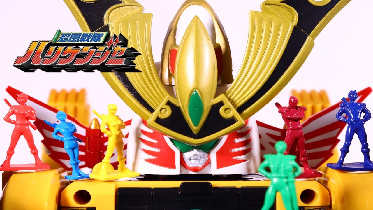 【ガチャポンがDXと合体】顔が違う？ GP SPトライコンドル 天雷旋風神  Power Rangers Ninja Storm MEGAZORD Zenkaiger【PR 忍風戦隊ハリケンジャー】