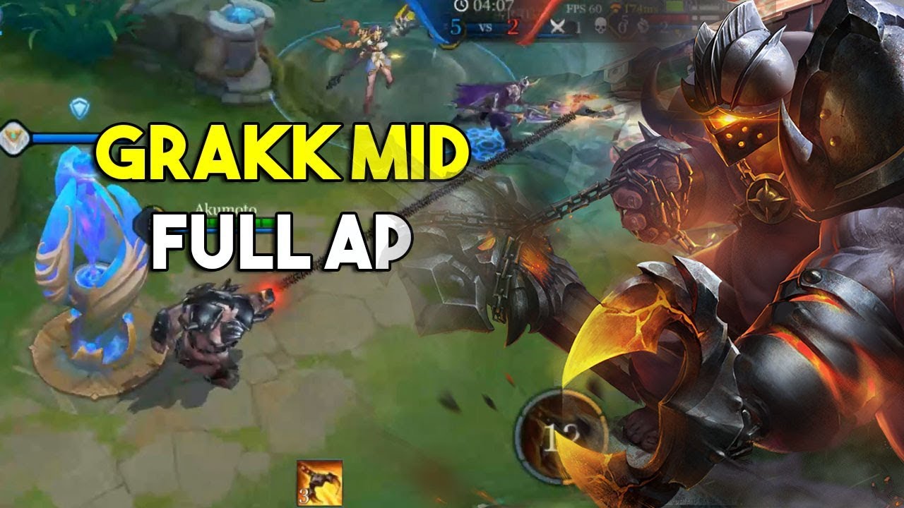 Grakk Full AP mid - Arena of Valor