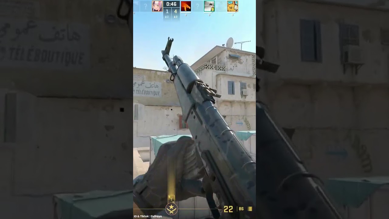 Dust II Belajar Menembak Part 2 #cs2 #cs2clips #cs2highlights #gaming #gamerindonesia