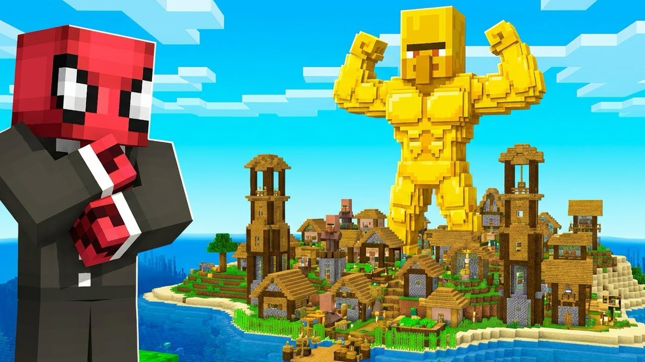 Minecraft AMA Milyoner Köyü Buldum