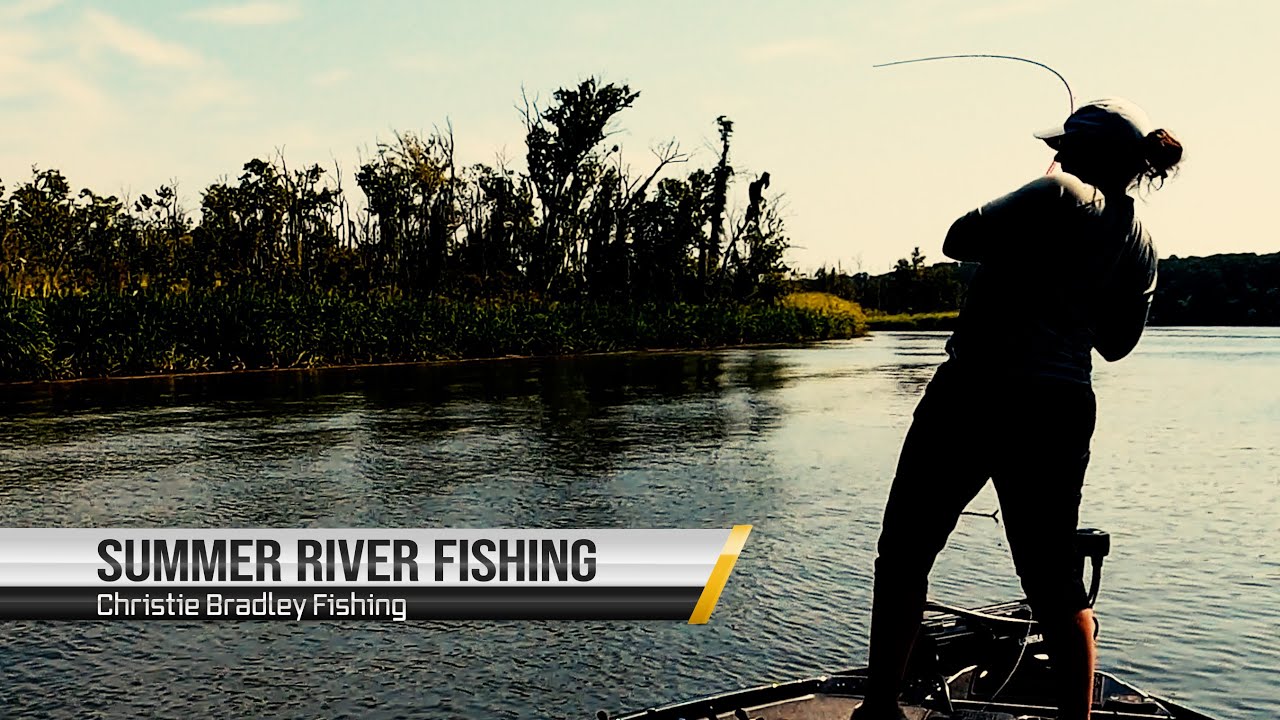 Summer Tidal River Bass Fishing with Christie Bradley and Mike Bradley