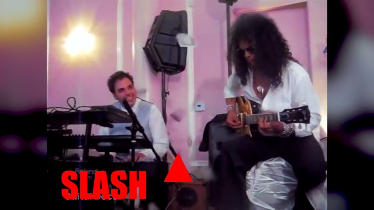 INÉDITO - SLASH tocando en una BODA el PADRINO (Cuando tienes MUCHO DINERO) .