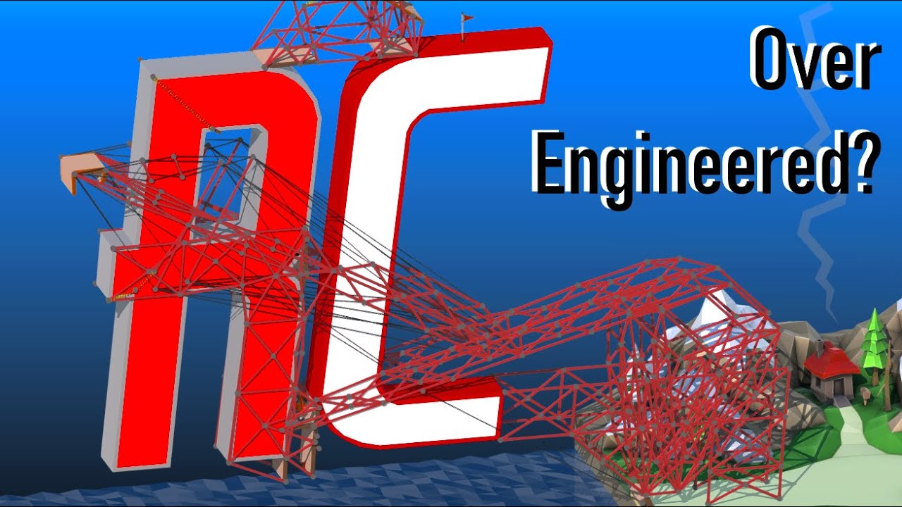Прохожу самые сложные уровни по мнению зрителей в Poly Bridge 2