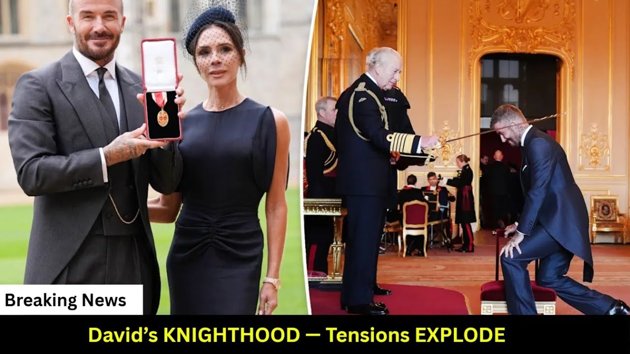 David Beckham Gets KNIGHTED! But Why Is Brooklyn Missing?