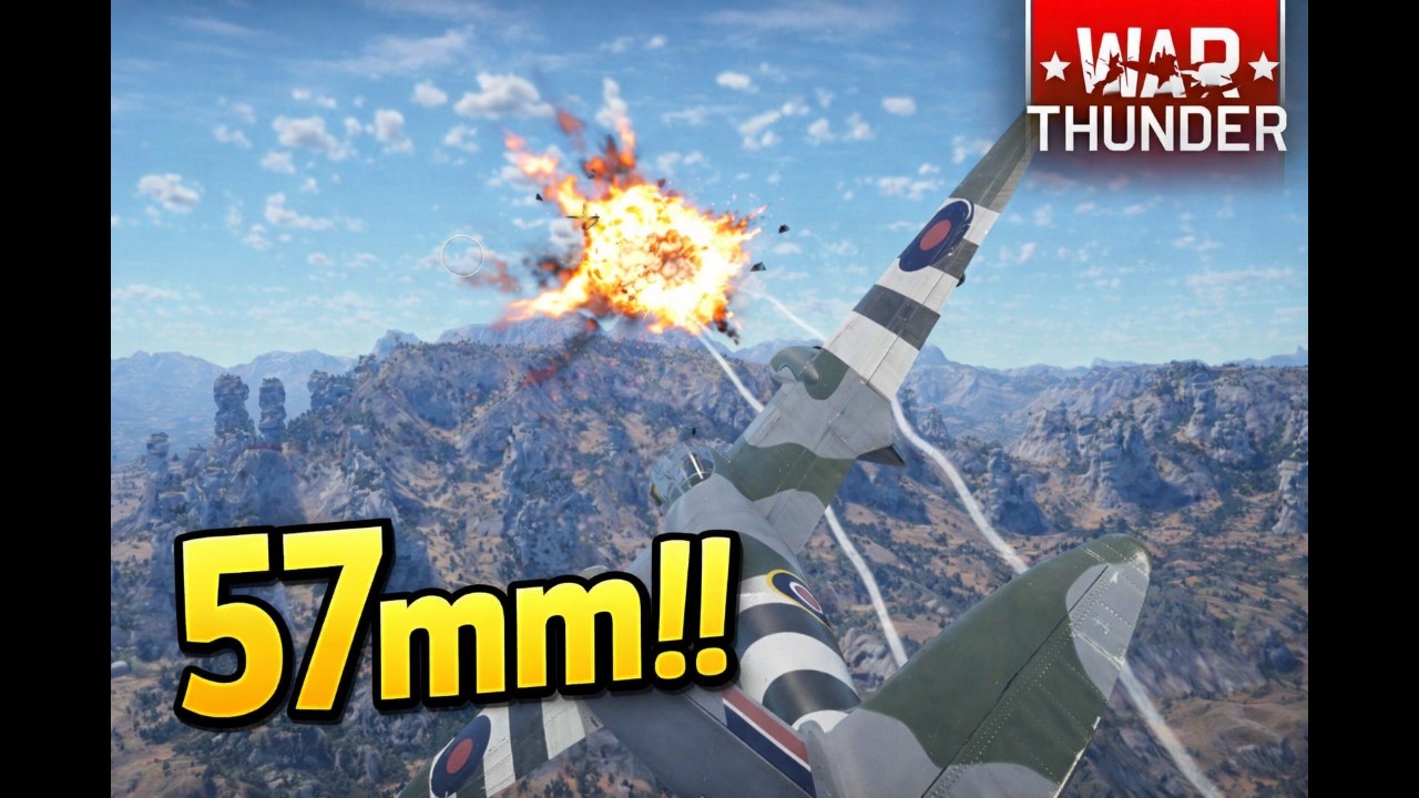 This Plane Has A 57mm Cannon And Its Incredible! - War Thunder