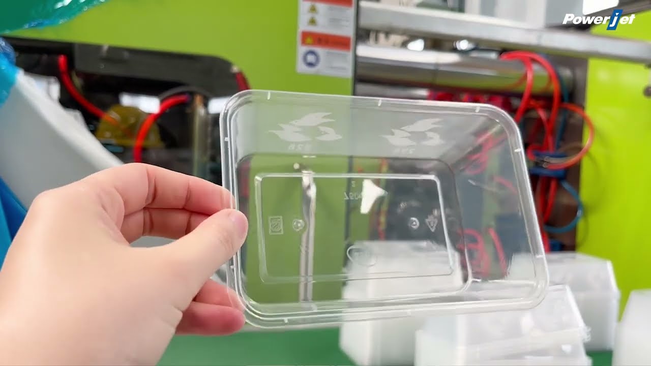 KF Series 4 cavities disposable food container Mold testing on-site ( KF 268-S8 & KF390-S8)