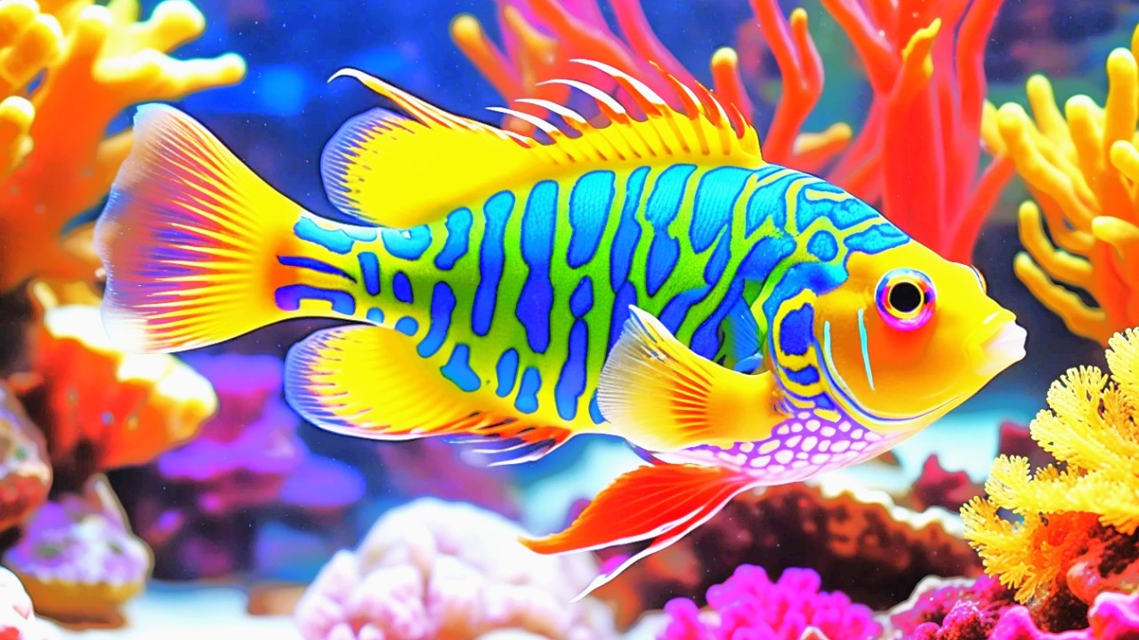 The Best 4K Aquarium - Dive Into The Mesmerizing Underwater Realm, Sea Jellyfish