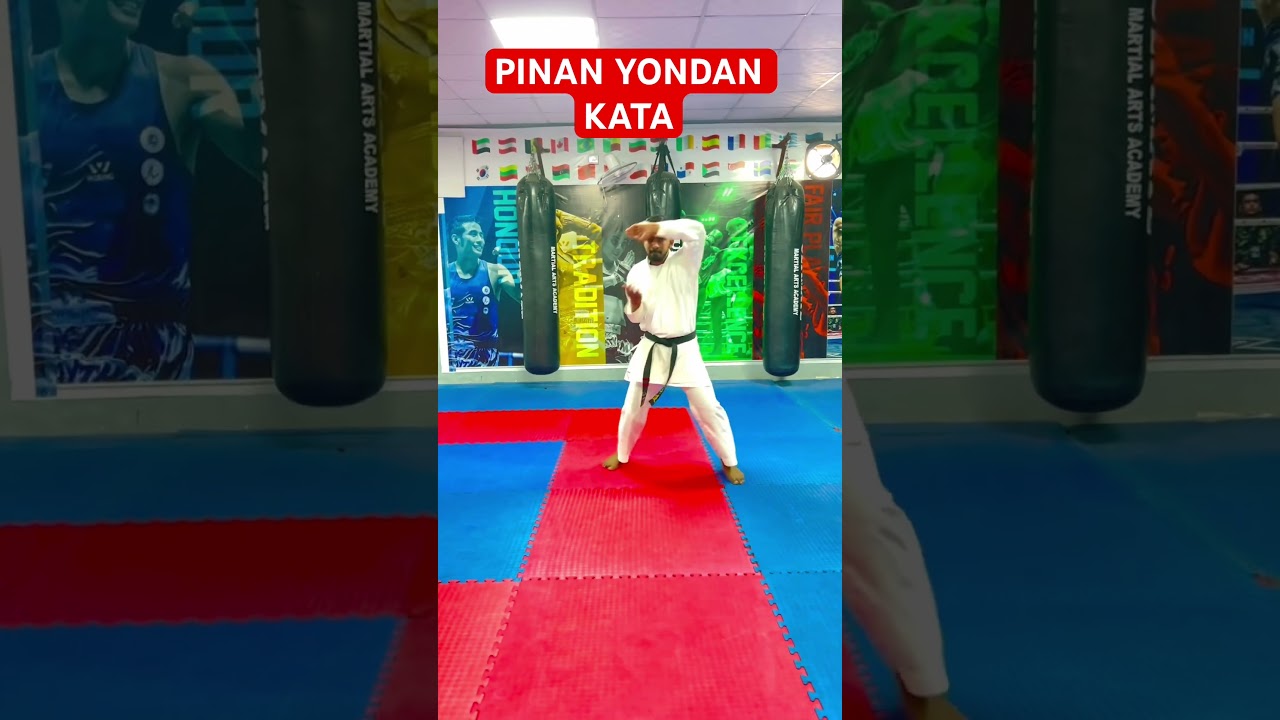 Pinan Yondan kata for Bluebelt 
