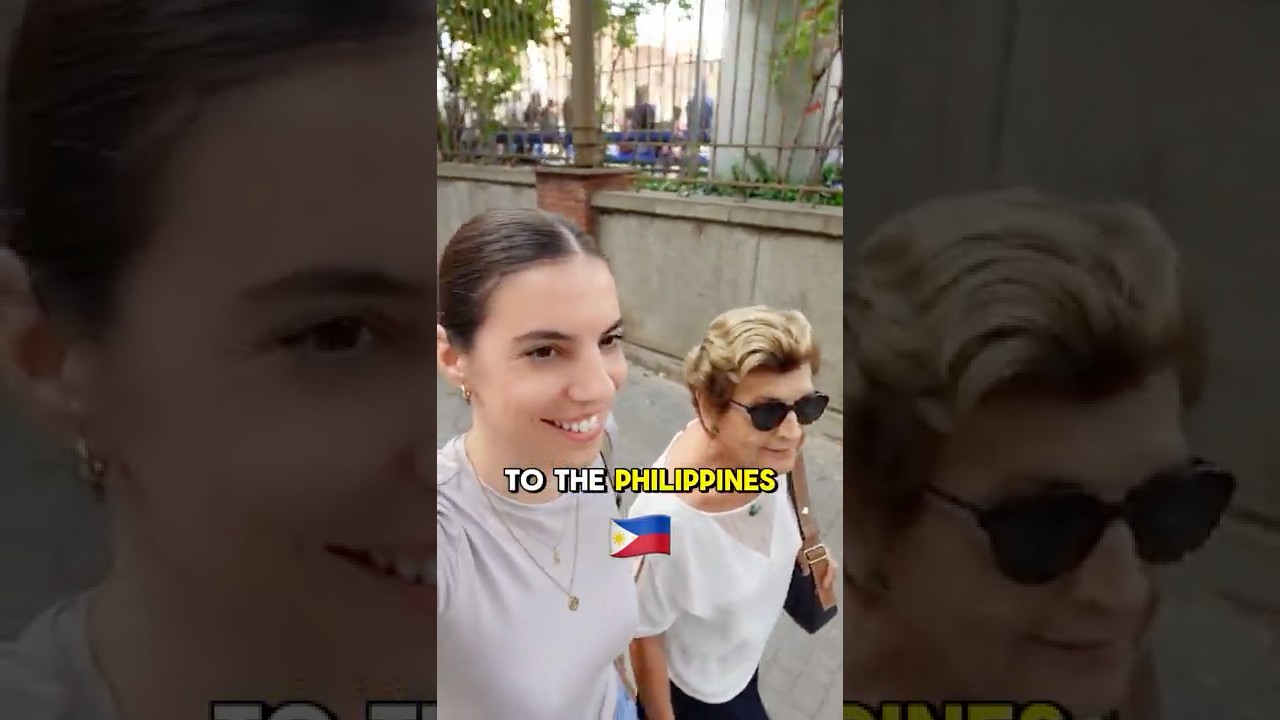 Отвожу свою испанскую Лолу в филиппинский 🇵🇭 ресторан в Барселоне 🇪🇸 #филиппины #филиппинскаяеда