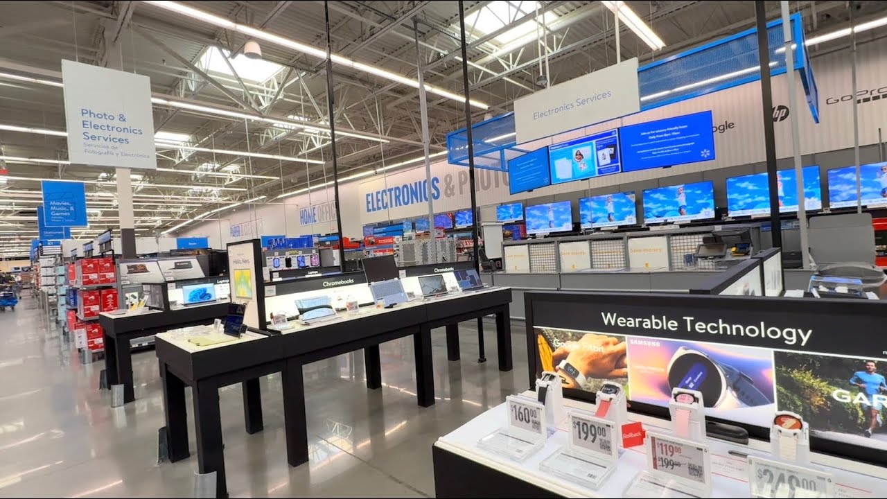 Электроника, техника, телевизоры, игры, компьютеры, Walmart, март 2026 г.