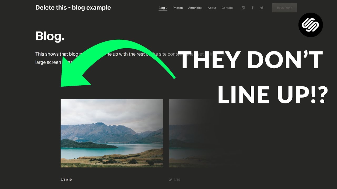 How to get Blog Posts to Line Up with Site Content in 7.1