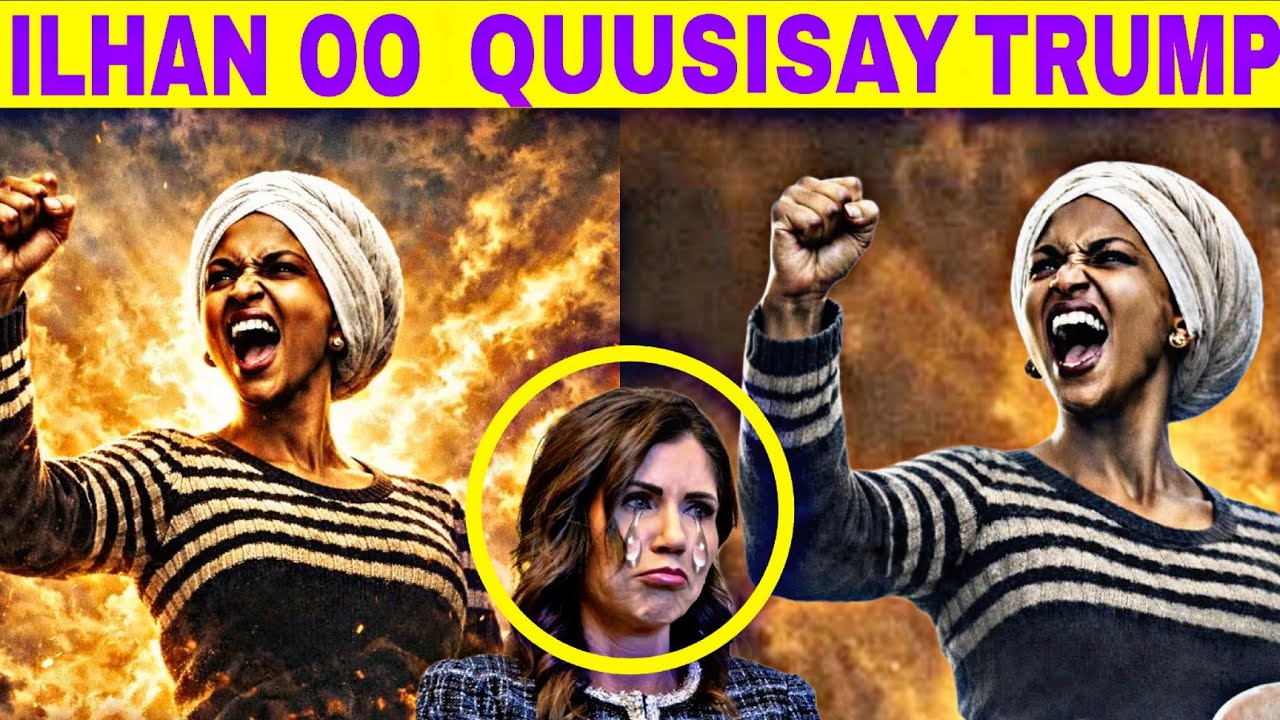 ILHAN OO DIGNIINTII UGU DAMBEYSAY U DIRTAY TRUMP,GARSOORE AMAR KU SIIYAY ICE INEYSAN XIRIN QAAXOOTIG