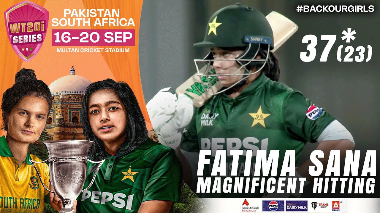 Magnificent Hitting By Fatima Sana | Pakistan Women vs South Africa Women | 2nd T20I 2024 | M3X1A