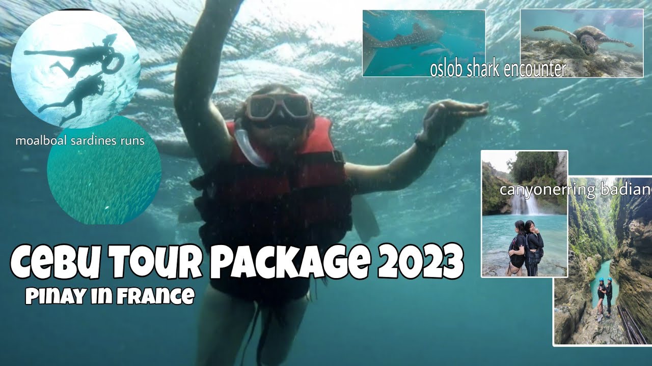 Cebu Tour Package// Oslob/Moalboal/Canyonerring/ Sumilon sand bar// Sulit at napaka mura pa