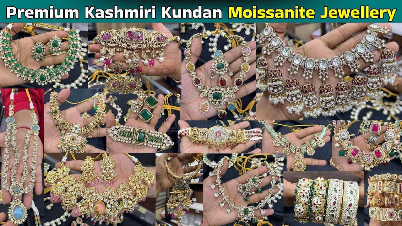 Jaipur's Finest Kashmiri Necklace Collection 2026 | Moissanite & Kundan Wholesale | Smart Bhaiji