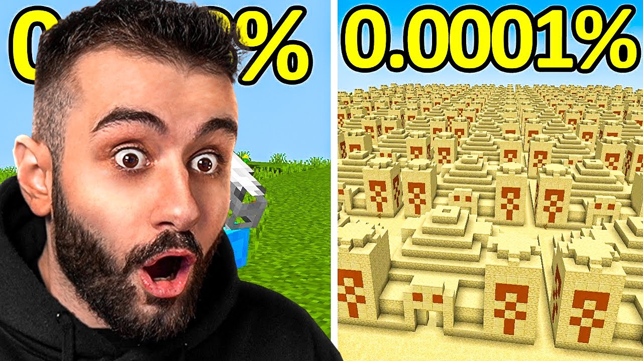 Οι Πιο Τυχερές Στιγμές Στο Minecraft!