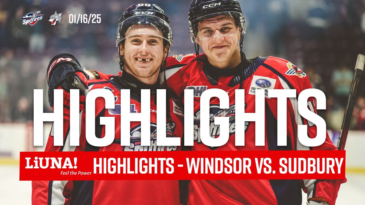 Highlights - Spitfires vs. Wolves 01/16/25