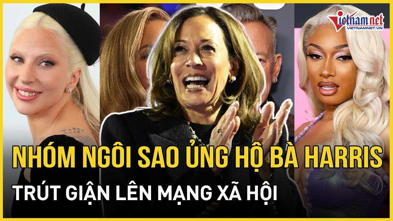 Nhóm ngôi sao ủng hộ bà Harris im lặng, trút cơn giận lên mạng xã hội | Báo VietNamNet