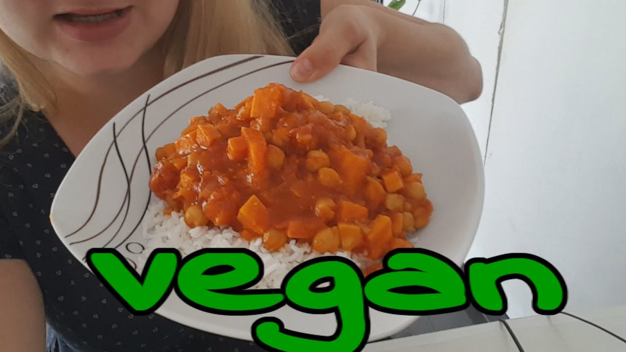 Veganes Süßkartoffel-Kichererbsen-Curry | Rezept | Nici