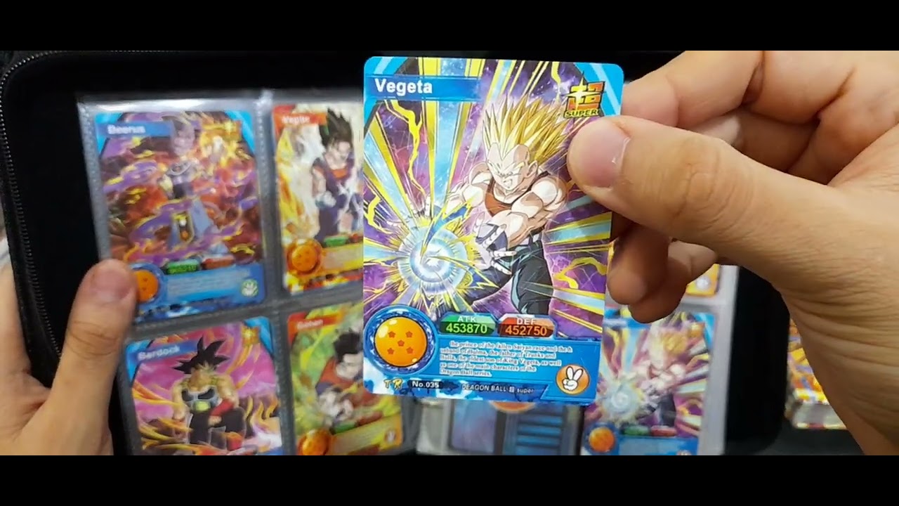 Acomodando mis cartas de Dragon Ball Universal Mission 🤗