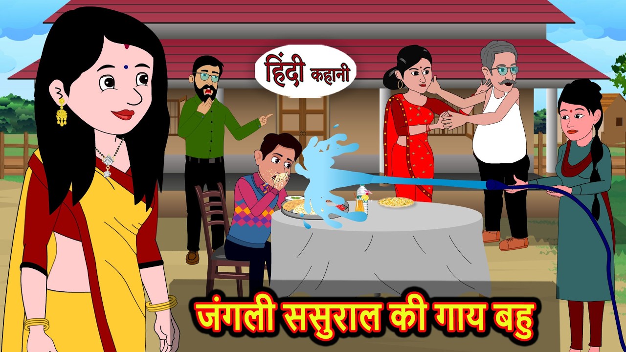 जंगली ससुराल की गाय बहु | Kahani | Bedtime Stories | Stories in Hindi |  Comedy | Funny Comedy Story