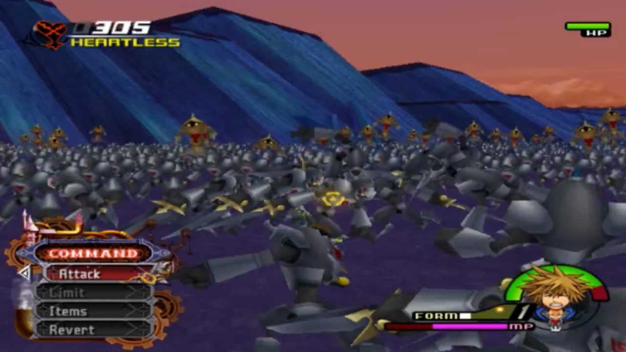 Kingdom Hearts II Final Mix - Battle of 1000 Heartless
