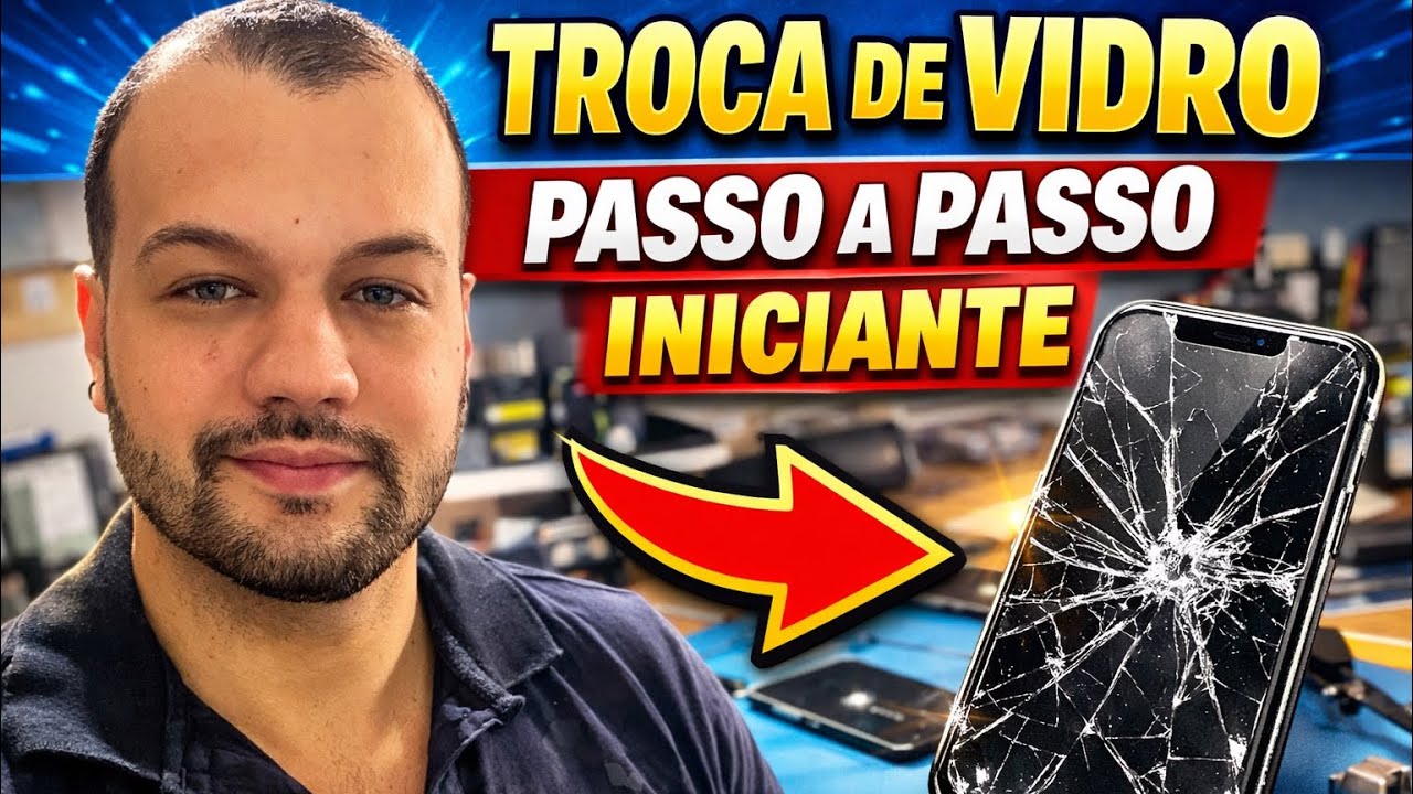COMO TROCAR VIDRO DE TELA DE CELULAR PASSO A PASSO PARA INICIANTES 🔧📱