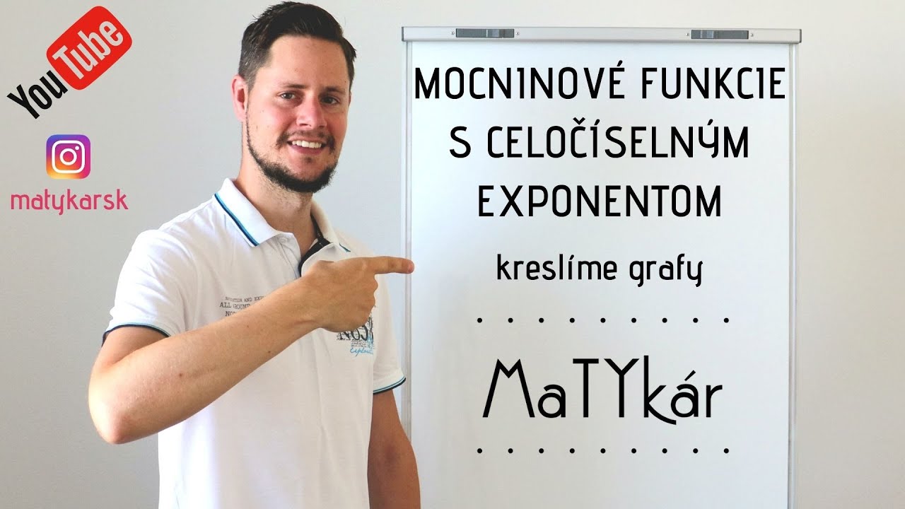 MOCNINOVÉ FUNKCIE s CELOČÍSELNÝM záporným EXPONENTOM - kreslíme GRAFY