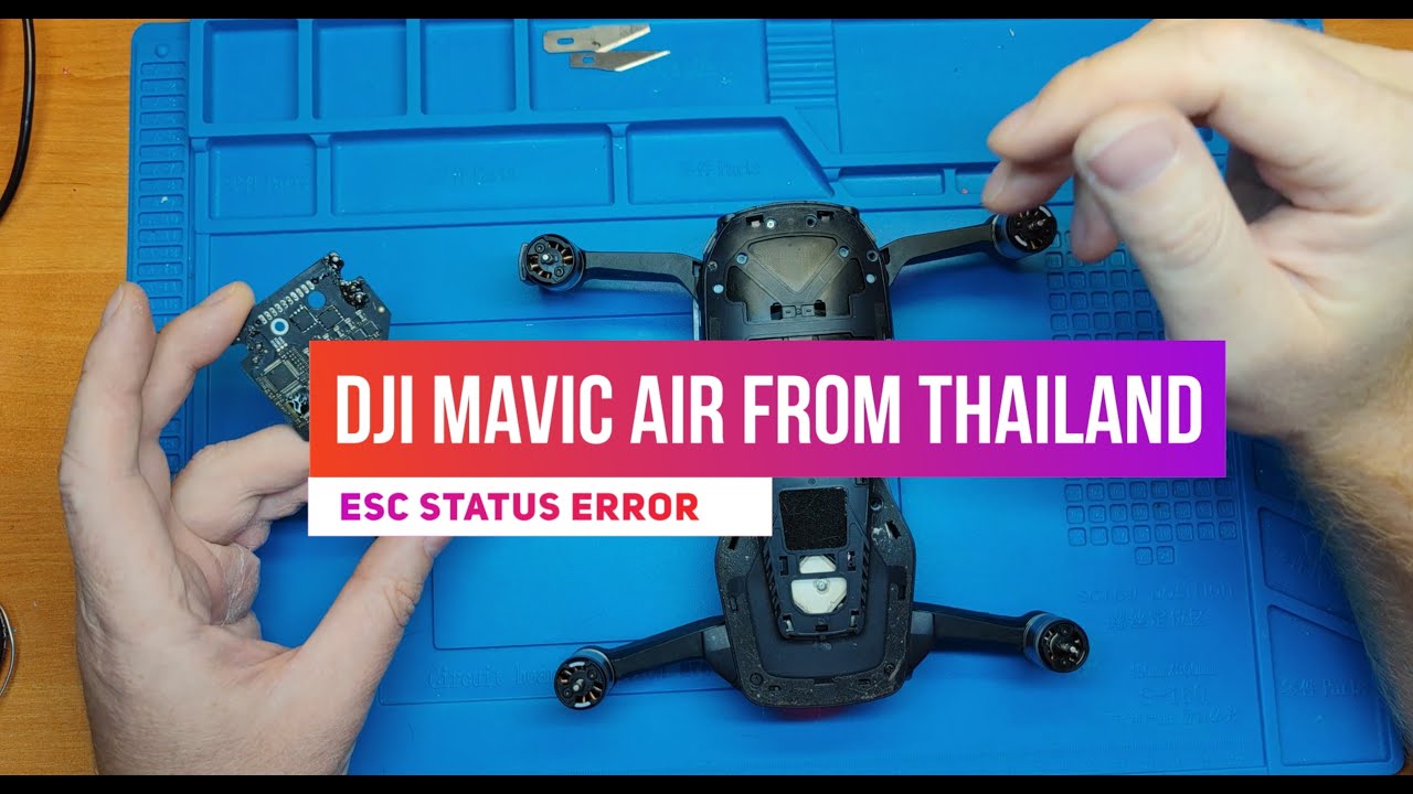 Dji Mavic air esc status error