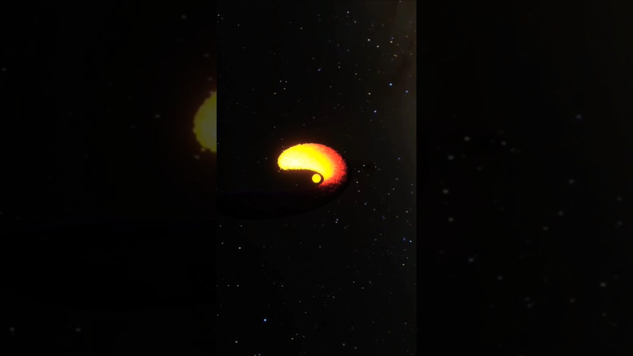 HD 100546 B VS Estrella peque&ntilde;a #space #spacesim #planet #spacesimulation #universe #astronomy