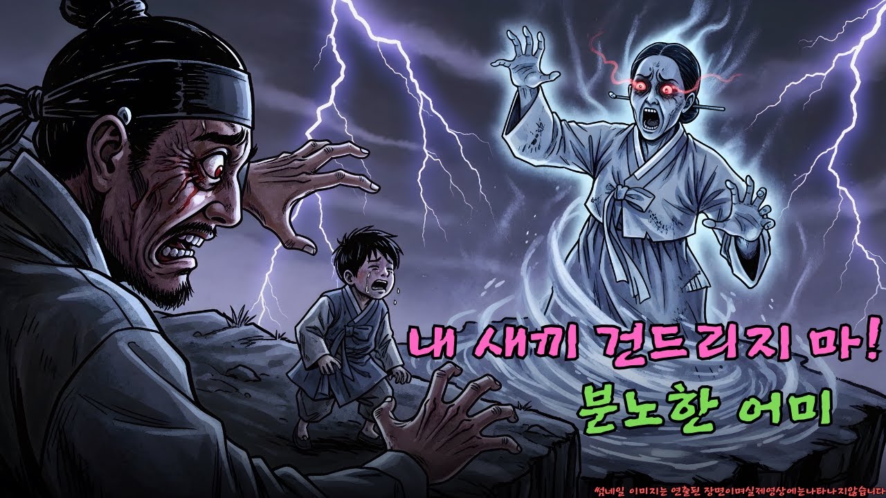 계모의 흉계에 속아 친아들을 절벽에서 밀어버린 비정한 아버지의 충격적인 최후와 원혼이 일으킨 소름 돋는 기적 | 한국전래동화 공포 미스터리 야담