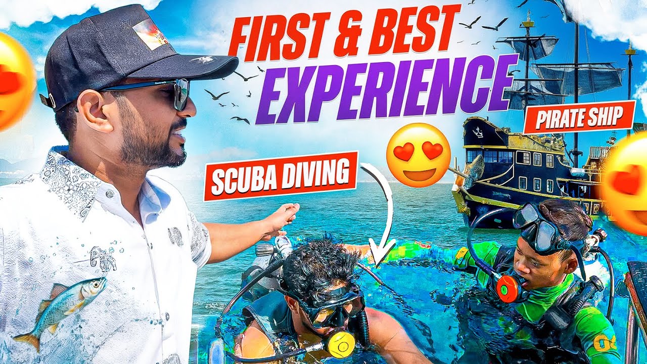 My First Boat Ride 🚢 & Scuba Diving Experience 😍 (Bangkok To Pattaya City) 🗺  - Munna Bhai Vlogs
